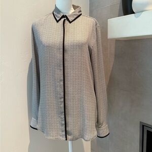 LOFT Monochrome Patterned Shirt